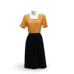 Kasper ASL Polka Dot Dress
